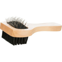 Ķemme dzīvniekiem - Trixie Soft Brush, double sided 6*13 cm