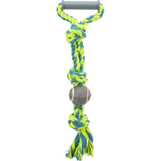 Rotaļlieta suņiem : Trixie Denta Fun tennis ball on a rope, tugger, ø 6 cm/50 cm