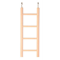 Koka trepes putniem - Trixie Wooden ladder (4 pakāpieni), 20 cm