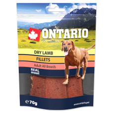 Лакомство для собак – Ontario Dry Lamb Fillet, 70 г