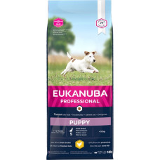 Корм для щенков - Eukanuba Puppy & Junior, Small, Chicken 18kg