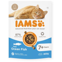 Sausā barība kaķiem - IAMS CAT SENIOR OCEAN FISH, 800 gr