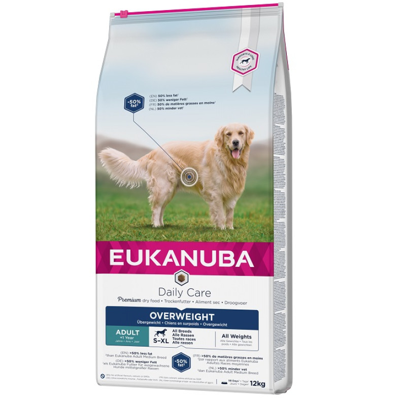 Sausa barība suņiem - Eukanuba Adult EXWEIGHT, 12 kg