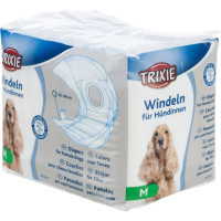 Autiņbiksītes suņiem - Trixie Diapers for dogs, M, 32-48cm, 12 gab