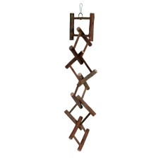 Rotaļlieta putniem :Trixie Natural Living hanging ladder, 12 rungs/58 cm
