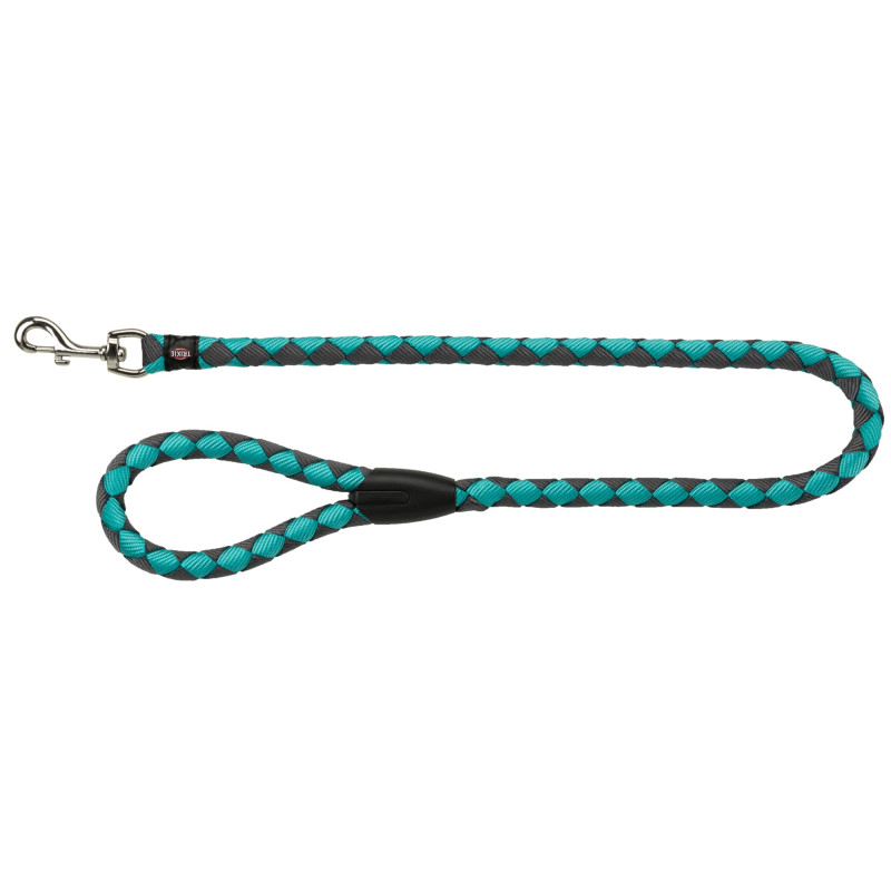 Pavada : Trixie Cavo leash, S–M: 1.00 m/ø 12 mm, ocean/graphite