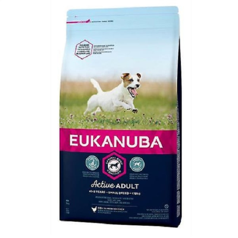 Sausa barība suņiem - Eukanuba Adult Small Chicken, 12 kg