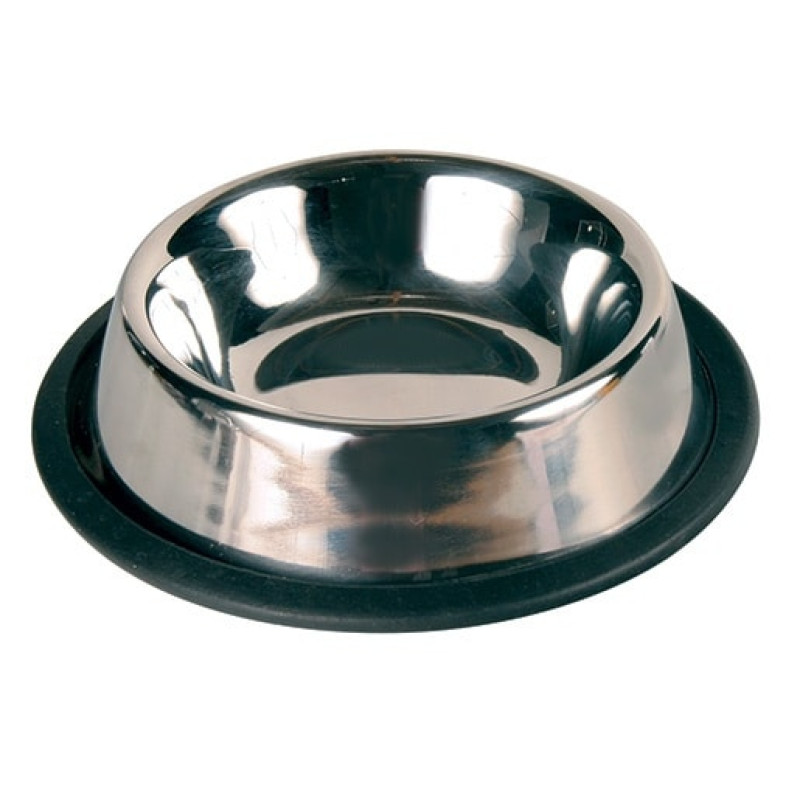 Bļoda dzīvniekiem, metāls - Trixie Stainless Steel Bowl, 0.2l/15cm.