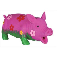 Rotaļlieta suņiem - Trixie Pig with Flowers 22 cm