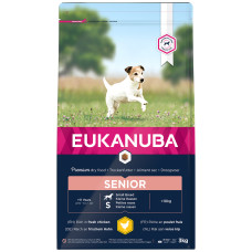 Корм для собак - Eukanuba Senior Small and Medium Chicken, 3 kg