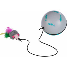 Rotaļlieta kaķiem : Trixie Turbinio ball with motor and mouse, 9 cm