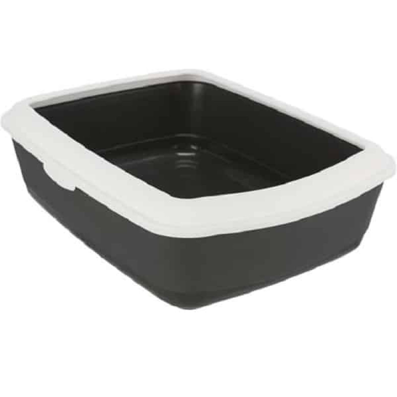 Kaķu tualete - Trixie Classic cat litter tray, with rim, 37 × 15 × 48 cm