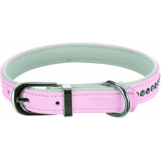 Kakla siksna : Trixie Active Comfort collar with rhine stones, S–M: 27–33 cm/15 mm, pink