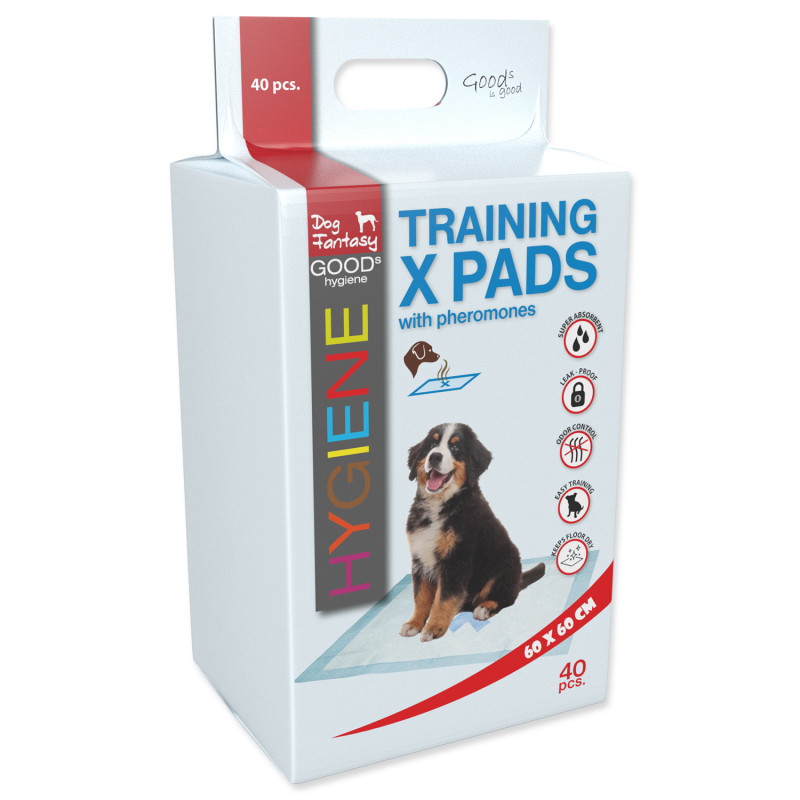 Absorbējošie paladziņi - Dog Fantasy X pets pads 60*60 (55*55cm) 40gab