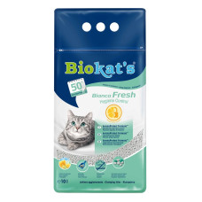 Smiltis kaķu tualetēm - Biokats Bianco Fresh 10 L