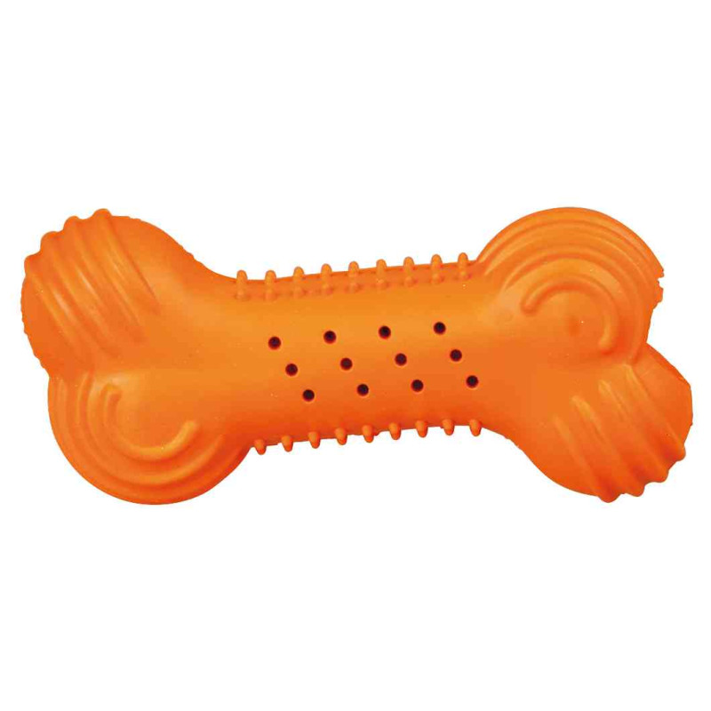 Rotaļlieta suņiem - Trixie Rustling Bone, Natural Rubber, 11cm