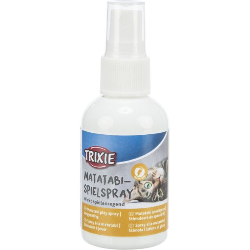 Aerosols pieradināšanai pie nagu asināšanas vietas : Trixie Matatabi play spray, 50 ml