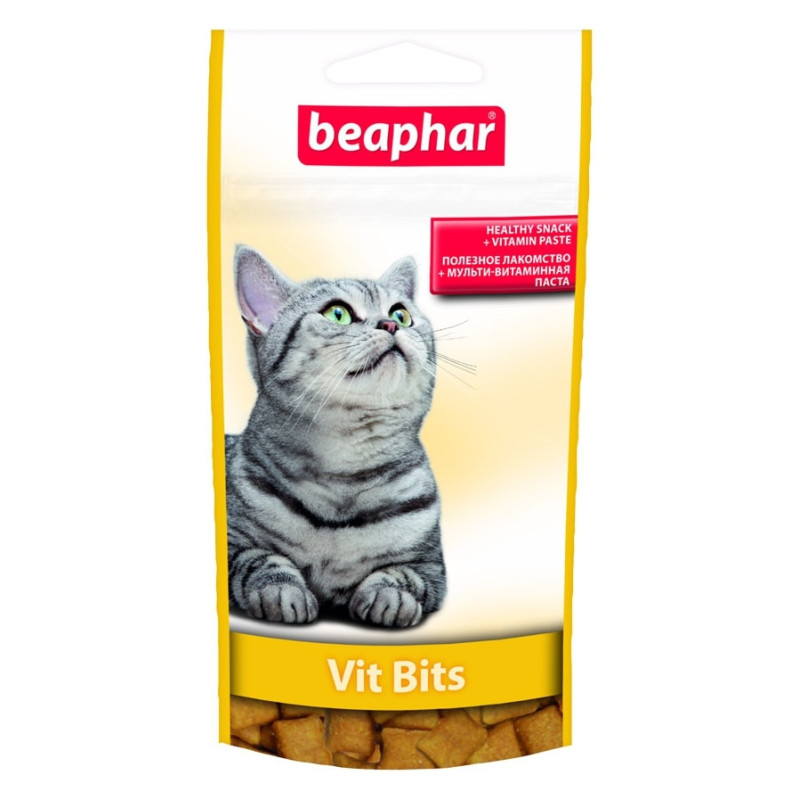 Vitamīnizēta papildbarība - Beaphar Vit-Bits cats, 35g (75gab)