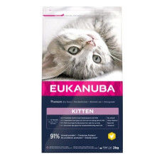 Sausā barība kaķēniem - Eukanuba CAT KITTEN HEALTHY START CKN 2 kg