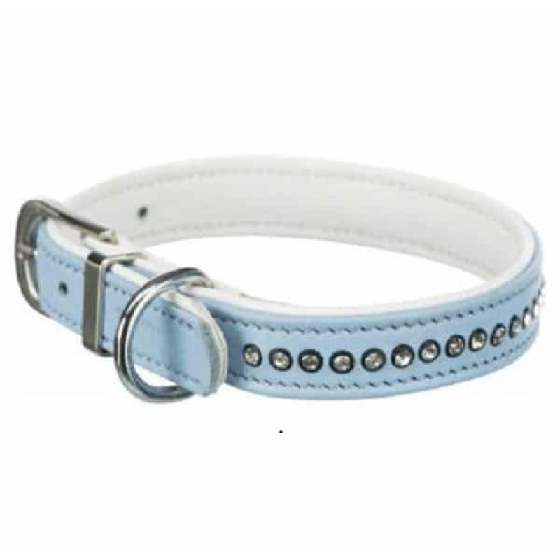 Kakla siksna - Trixie Active Comfort collar with rhine stones, XS–S: 20–24 cm/12 mm