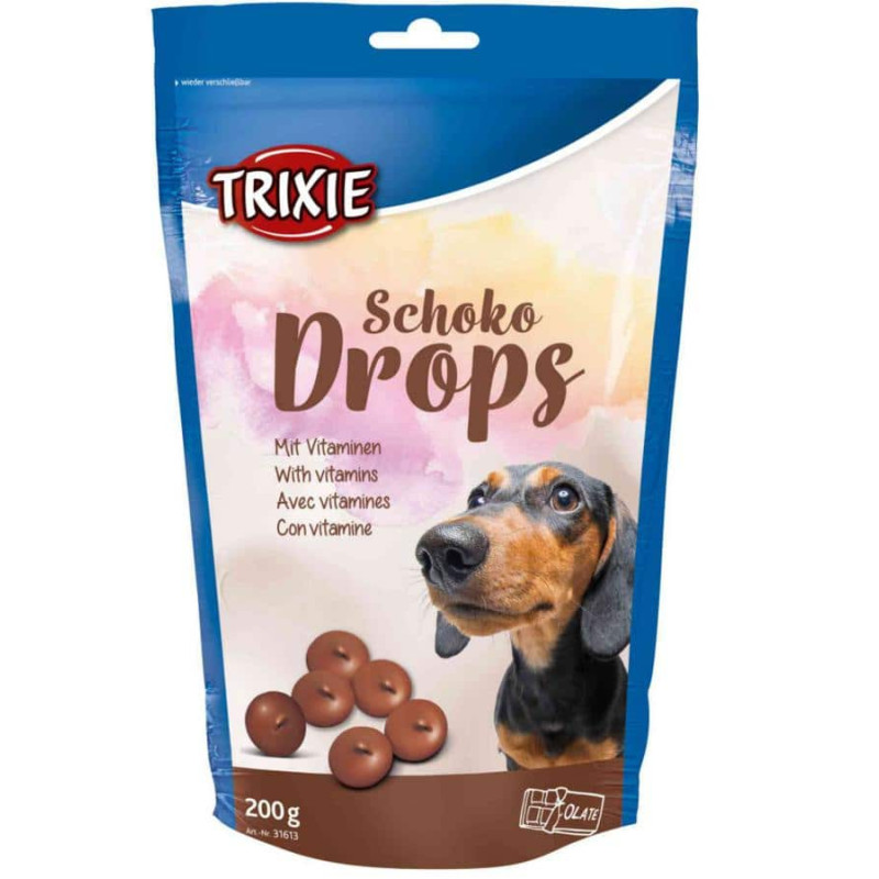 Gardums suņiem - Trixie Chocolate Drops, 200g