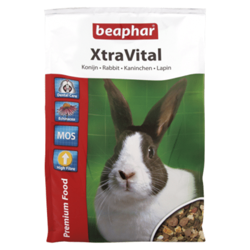 Barība trušiem : Beaphar Xtra Vital Rabbit Food, 2,5 kg