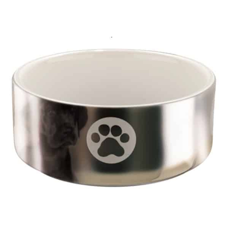 Bļoda dzīvniekiem, keramika - Trixie Bowl, paw, ceramic, 0.8 l/ø 15 cm