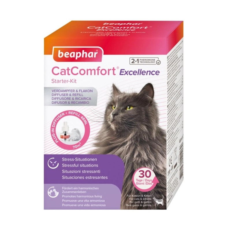 Nomierinošs līdzeklis kaķiem – Beaphar CATCOMFORT STARTER 48ML